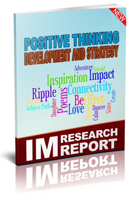 Product picture Positive Thinking Development And Strategy   