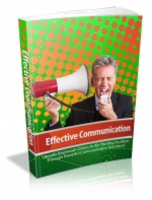 Product picture Effective Communication - Ebook
